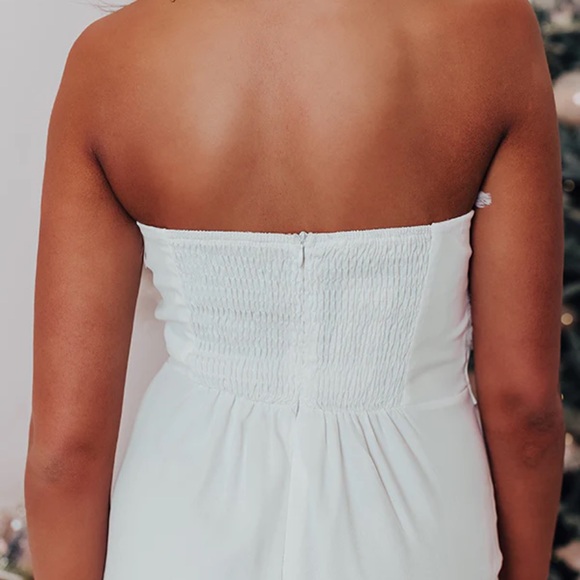 Expect The Best Feather Jumpsuit - Picture 5 of 5